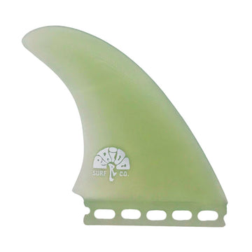 Clear Upright Twin Fin