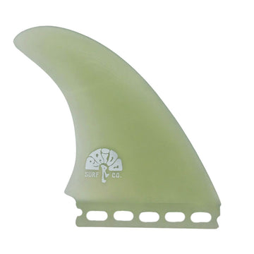 Clear Upright Twin Fin