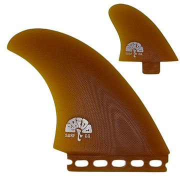 Dark Amber Power Twinzer Fins
